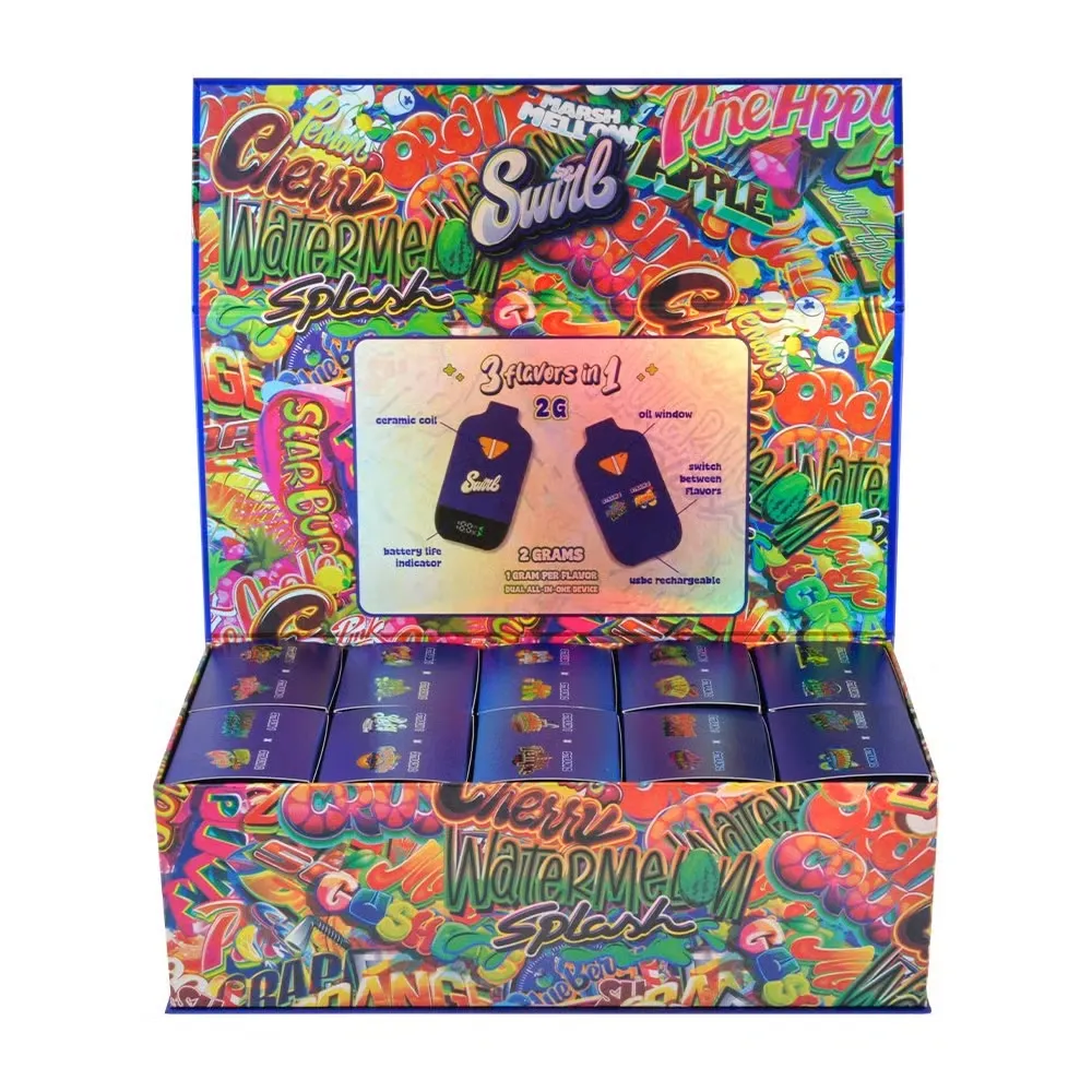 Empty Swirl Switch 2G Dual Chamber Disposable Vape factory