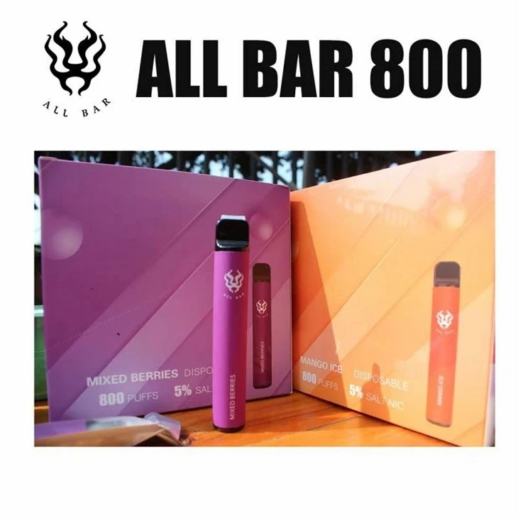 ALL BAR 800 Disposable Electronic Cigarette suppliers