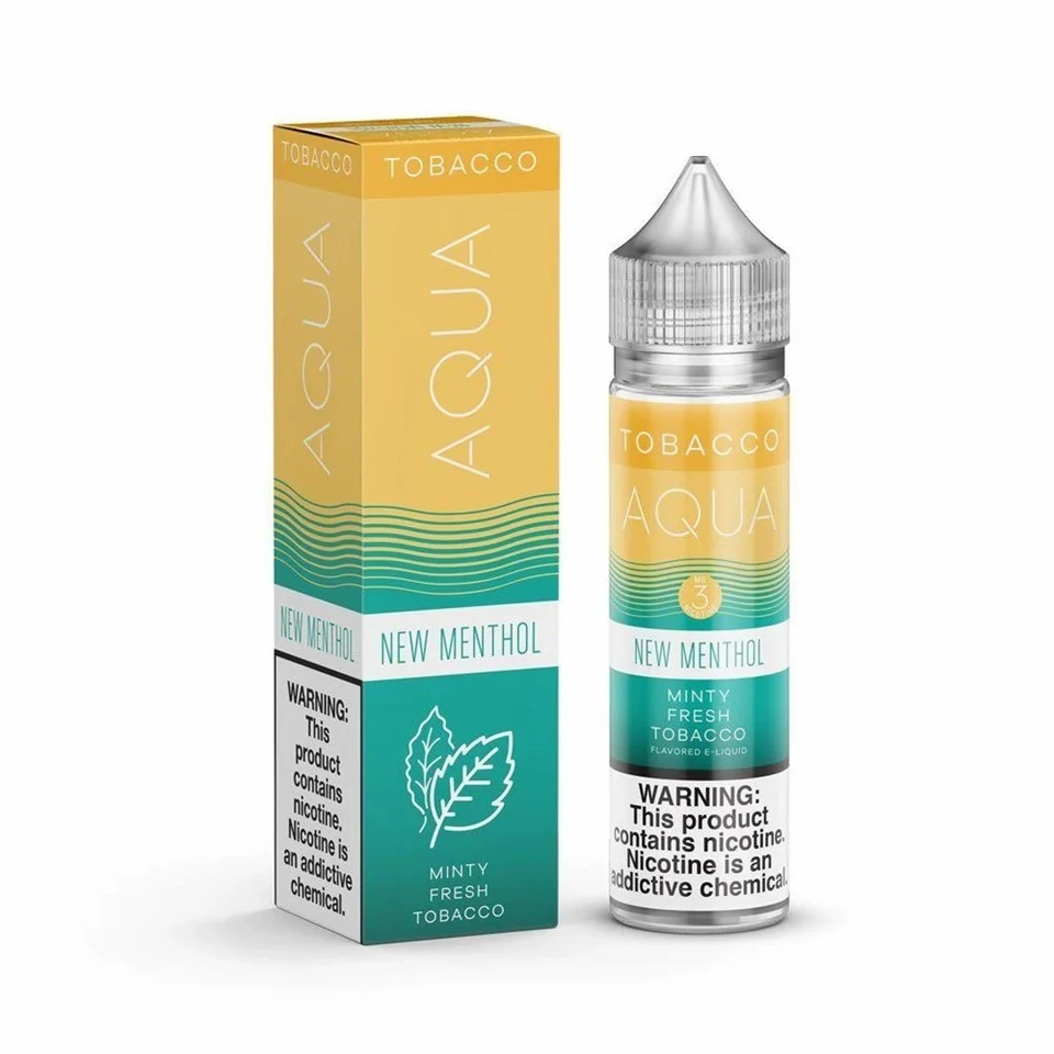 Aqua ยาสูบใหม่เมนทอล 60ml eliquid