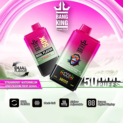 Bang King 50000 Puffs 50k Double Flavor Disposable