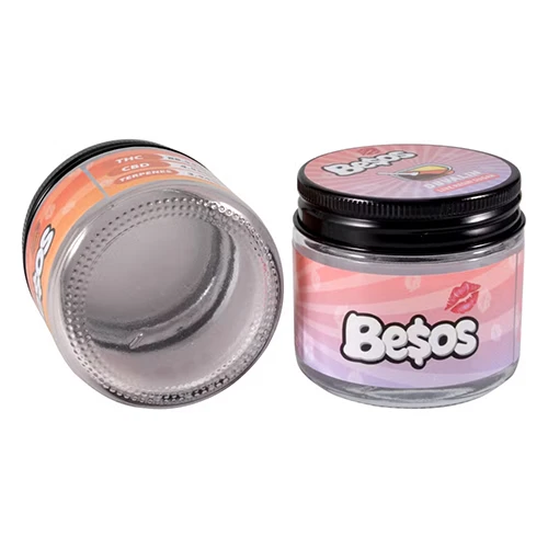 Besos 16oz Glass Jars Wax Box