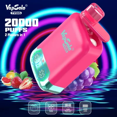 วิธีใช้ VapSolo Twins 20000: คู่มือสำหรับผู้เริ่มต้นใช้งาน Dual Flavour Vaping