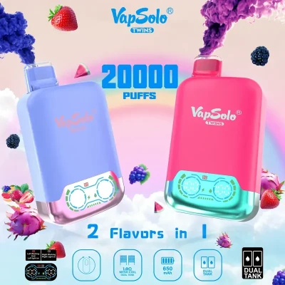 รีวิว VapSolo Twins 20000 ขั้นสุดท้าย: ขุมพลัง Dual Flavour?