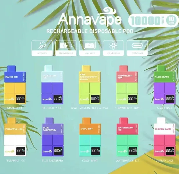 Annavape 10000 Puff วาปใช้แล้วทิ้ง