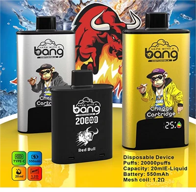Bang Refillable Vape 20000 Puffs ที่ใช้แล้วทิ้ง