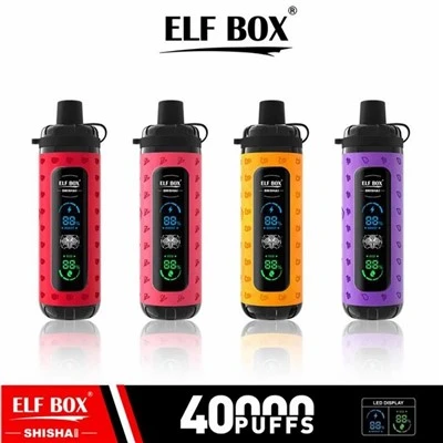 กล่องเอลฟ์ shisha max40000 พัฟ vape