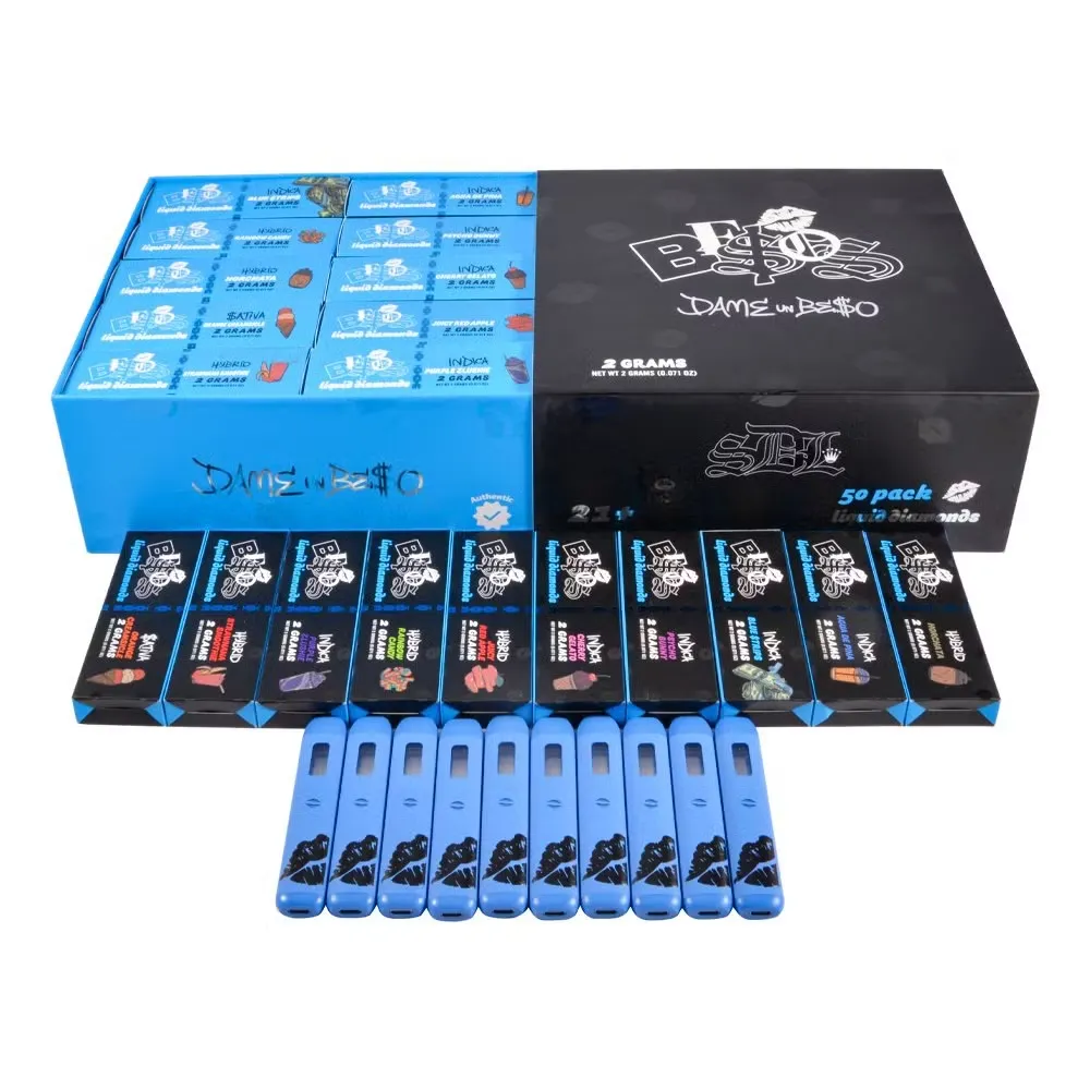 Vape แบบใช้แล้วทิ้ง Blue Besos 2g เปล่า