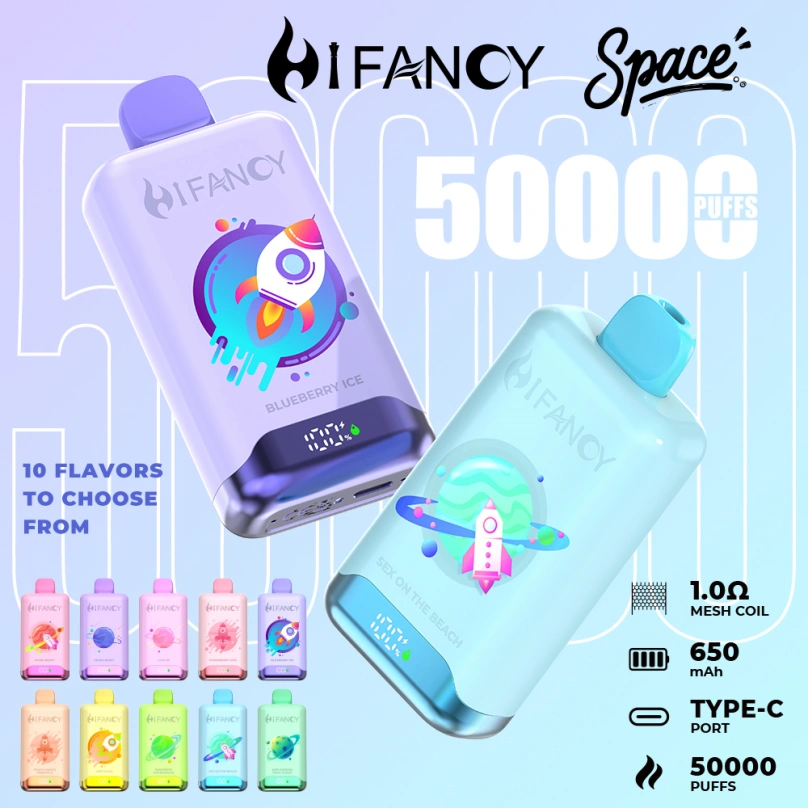 Hifancy 50000 Puffs 50K Space ขายส่ง Vape