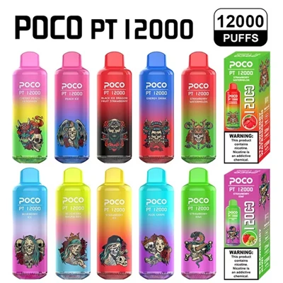 poco pt 12000 พัฟ vape ที่ใช้แล้วทิ้ง