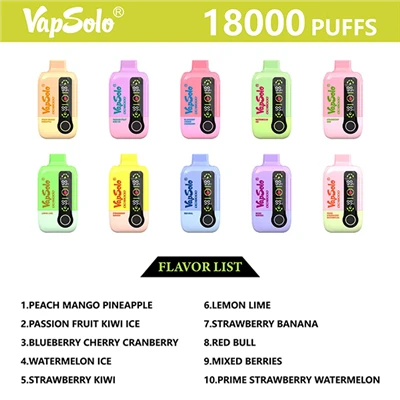 Vapsolo DG18000 พัฟ vape disposer