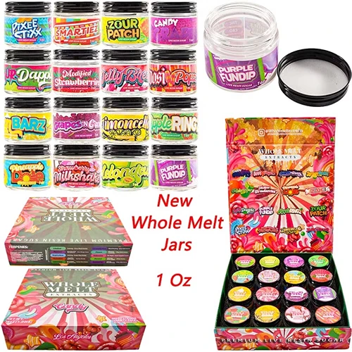 Whole Melt Candy Edition Glass Jars